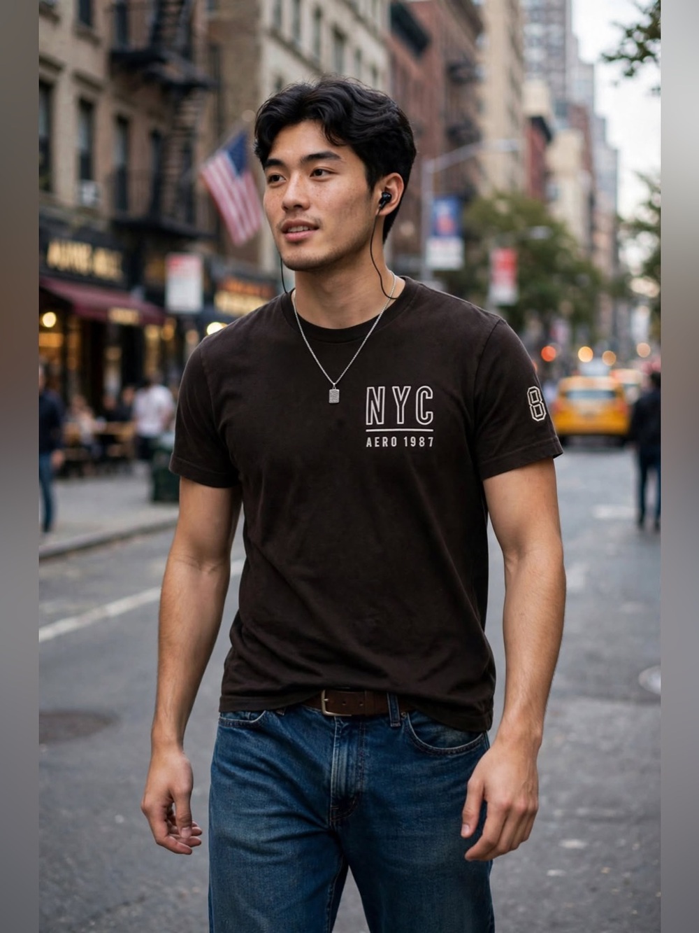 Aeropostale Black NYC Tee